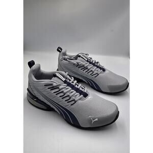 PUMA Voltaic Evo Sneakers Men’s Size 9 Gray Navy Running Shoes SoftFoam+ New